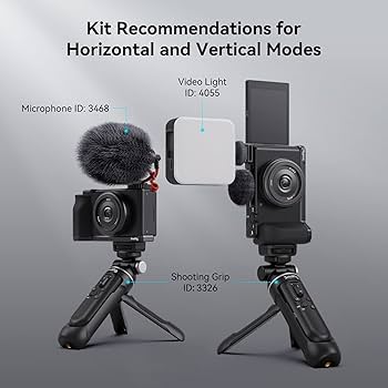 Amazon | SmallRig ZV-1F/ZV-1 II 用L型グリップ Lブラケット